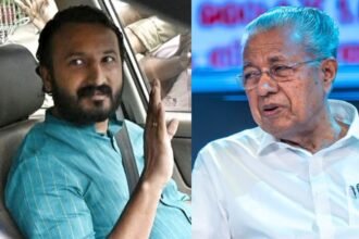 Rahul Mamkoottathil and Pinarayi Vijayan