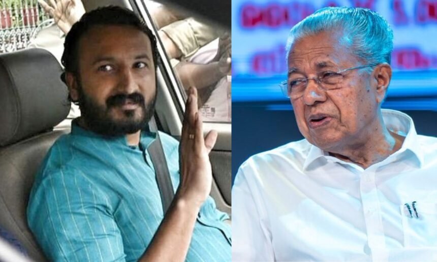 Rahul Mamkoottathil and Pinarayi Vijayan